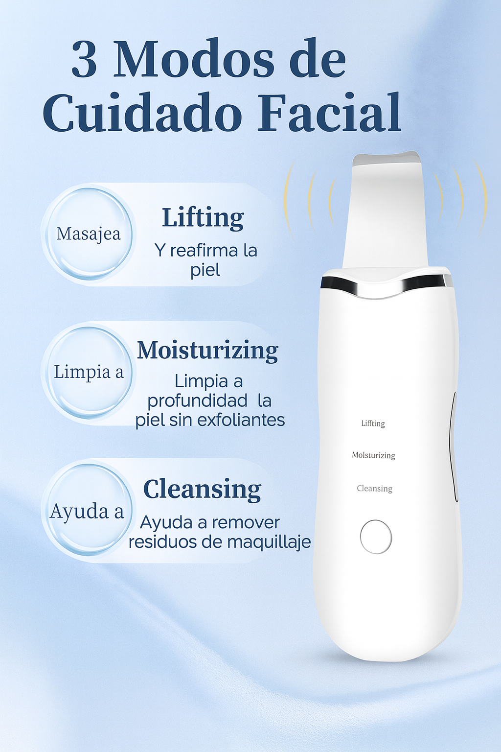 LIMPIADOR FACIAL ULTRASONICO